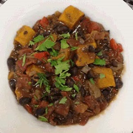 Butternut Squash and Black Bean Chili