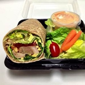 chicken veggie wrap