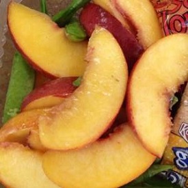 Snappy Peach Salad