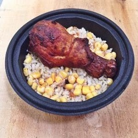BBQ Slugger Chicken with Rice