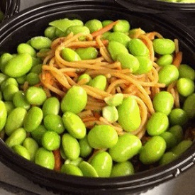 Edamame noodle bowl