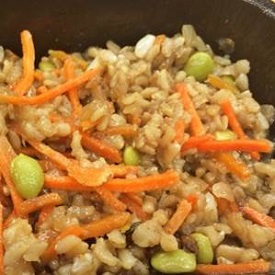 Vegetarian Fried Rice with Edamame