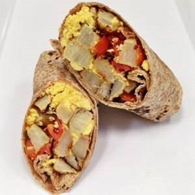 Turkey Bacon and Egg Burrito