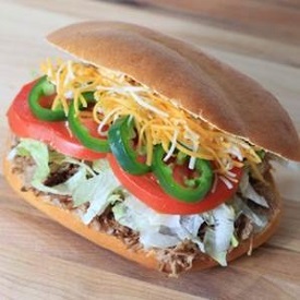 beef torta sandwich