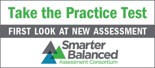 Link to the Smarter Balanced Practice Test - First Look at New Assessment